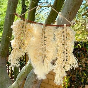 🌿Beautiful Handmade Macrame Leaf Wall Art🌿